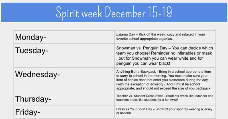 Spirit week