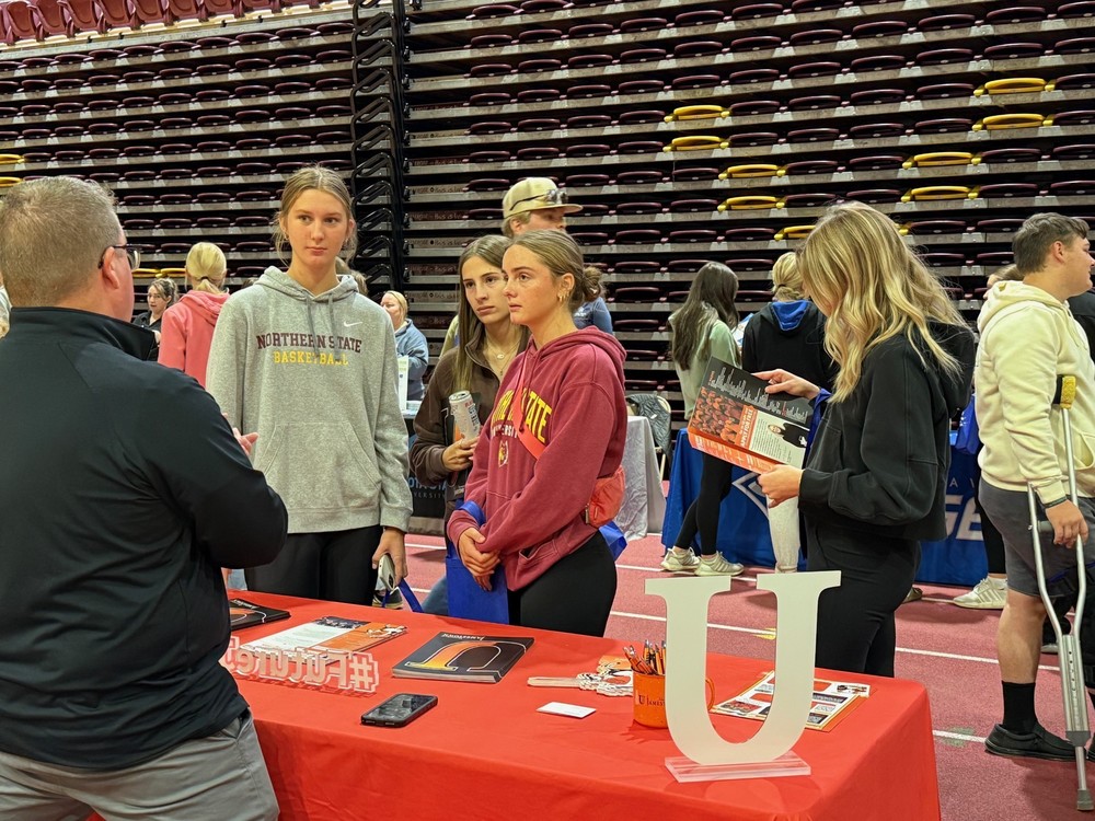 Students at College Fair