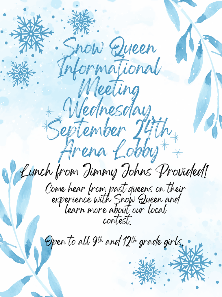 2025 SQ Information Meeting Poster