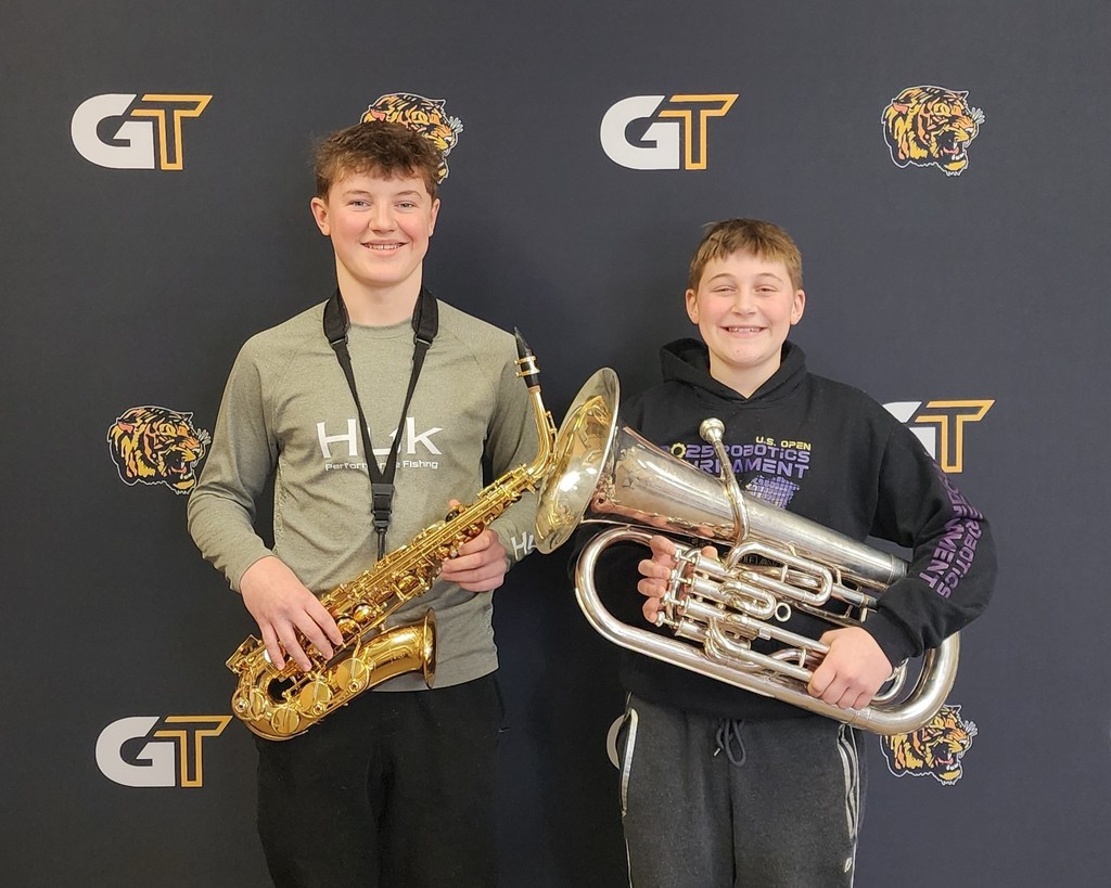 Liam Johnson and Ayce Warrington