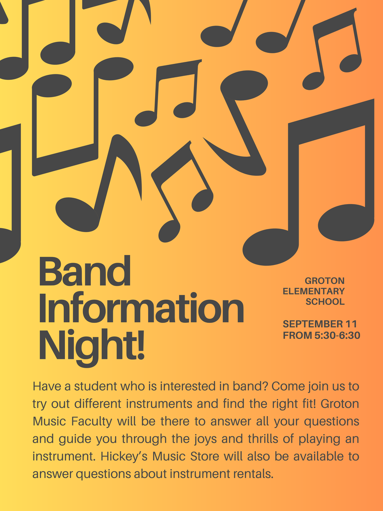 Band Night Information