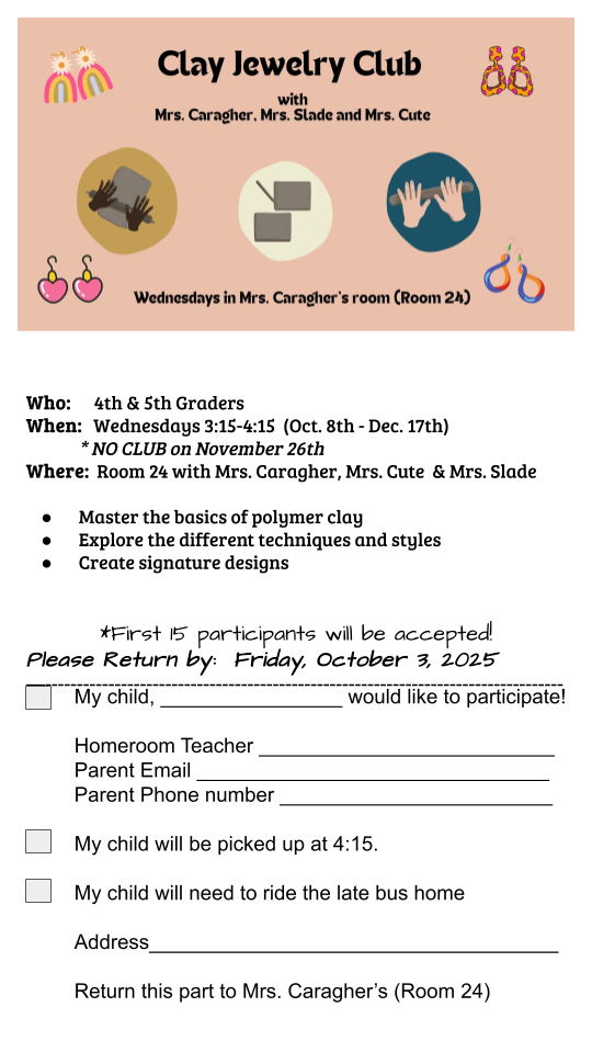 Clay Jewelry Club