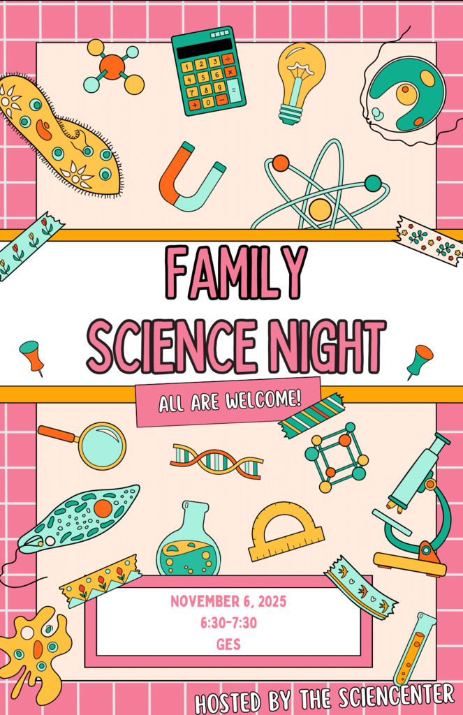 Family Science Night Flyer