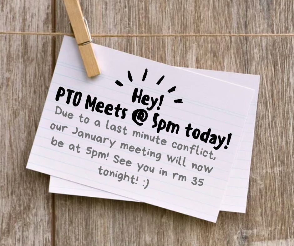 PTO - GES Time Change - 5:00 PM