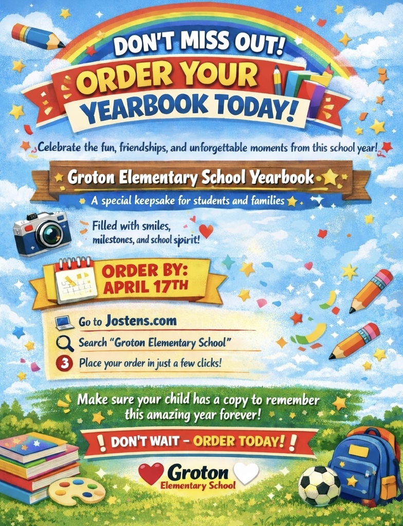 GES Yearbook Sale Flyer 