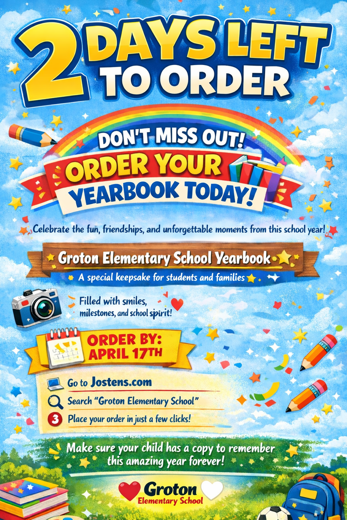 GES Yearbook Sale Flyer 