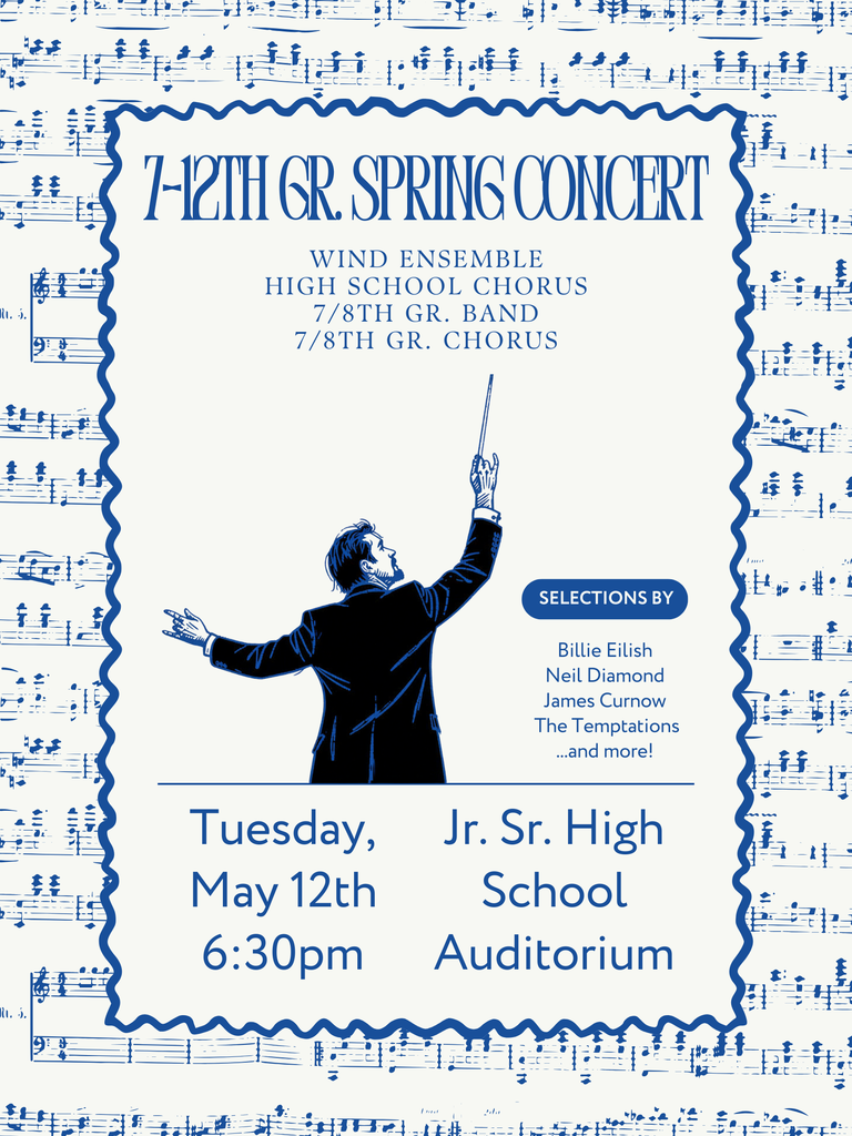 Grades 7-12 Concert Flyer