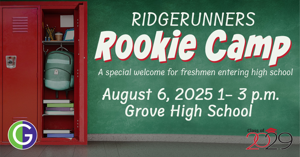 2025 Grove Rookie Camp_social media graphic