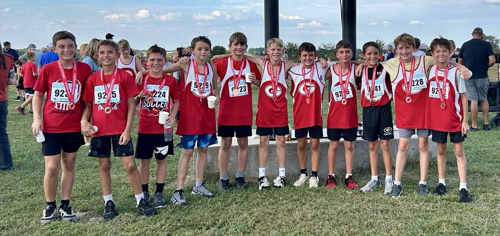 6th 5th 4th boys xc cleora 2025
