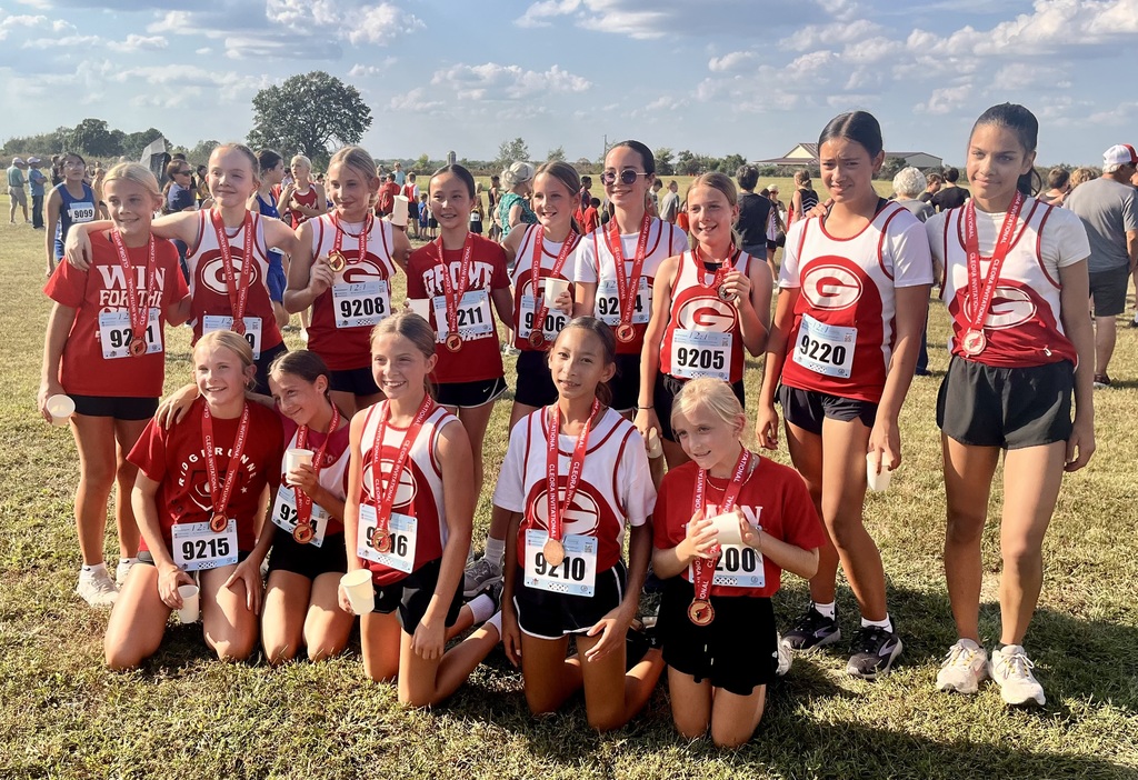 6th 5th 4th girls xc cleora 2025