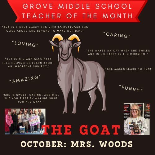 GMS Teacher of the Month Oct