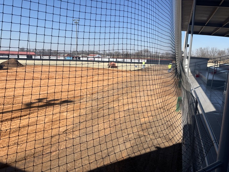 Softball field improvements.