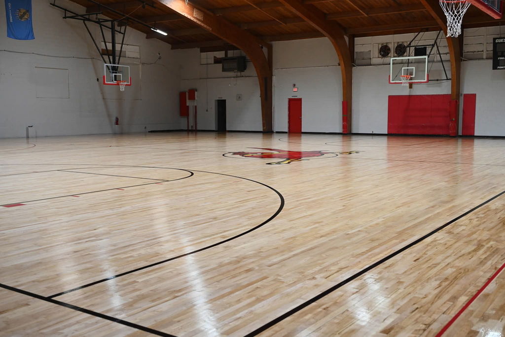 Middle School Gym Foor Refinish