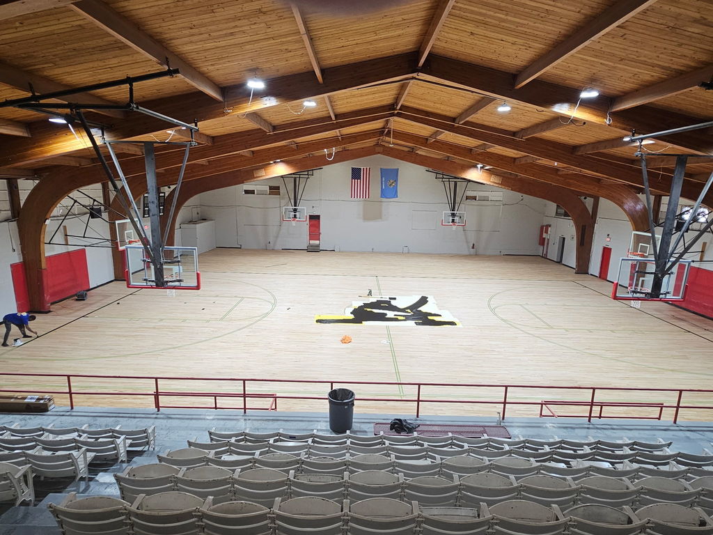 Middle School Gym Foor Refinish