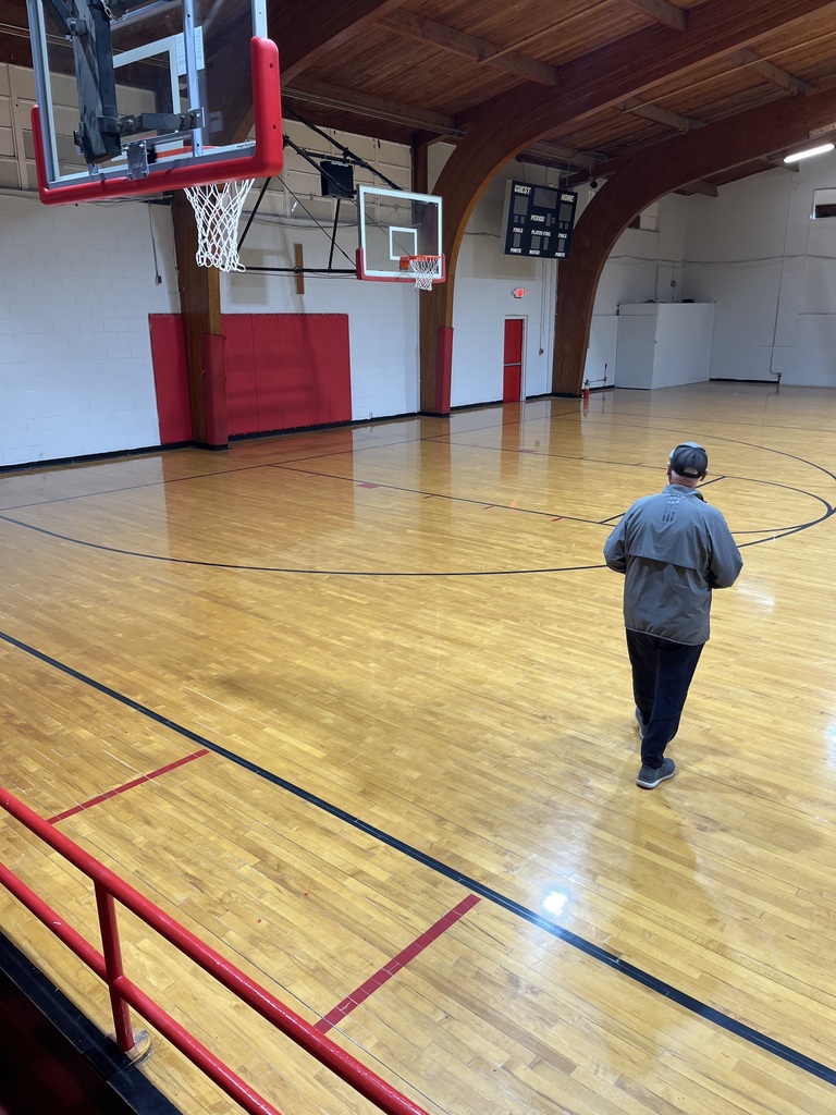 Middle School Gym Foor Refinish