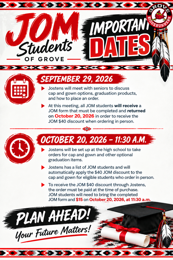 JOM Important Dates