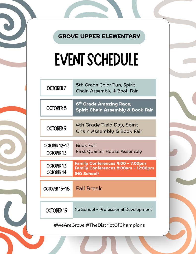 GUE October Events