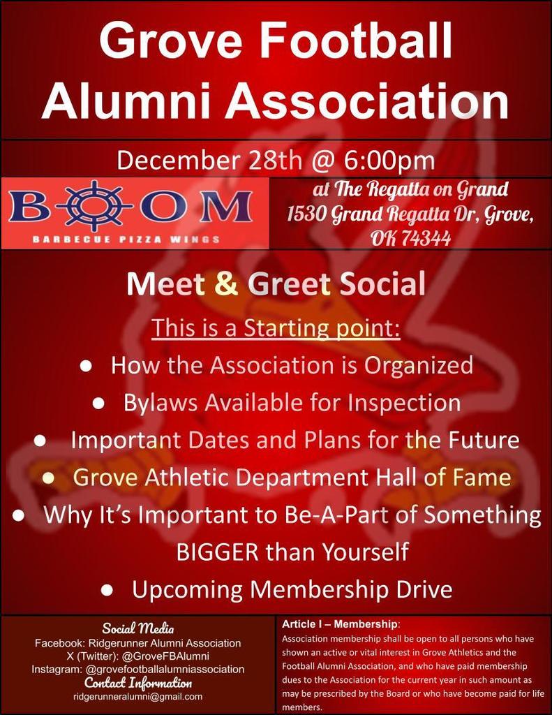 Grove Football Alumni Association