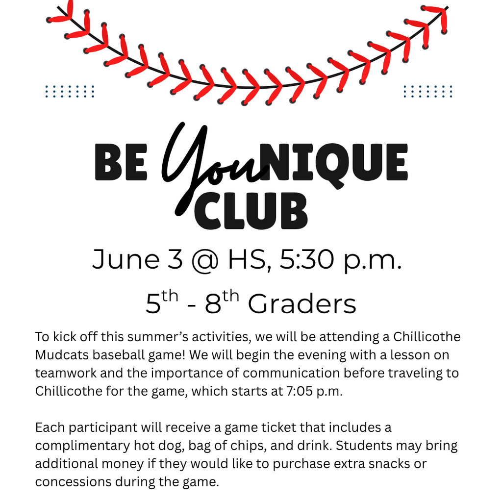announcement for Be YOUnique club