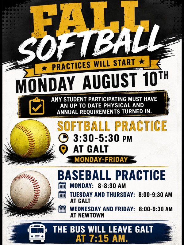 practice schedule