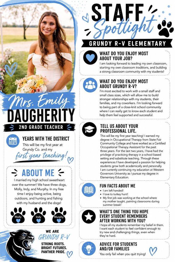 Mrs. Daugherity - New Staff