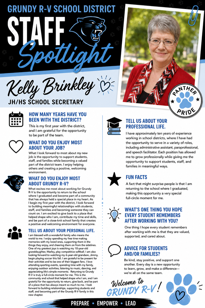 New Staff - Kelly Brinkley