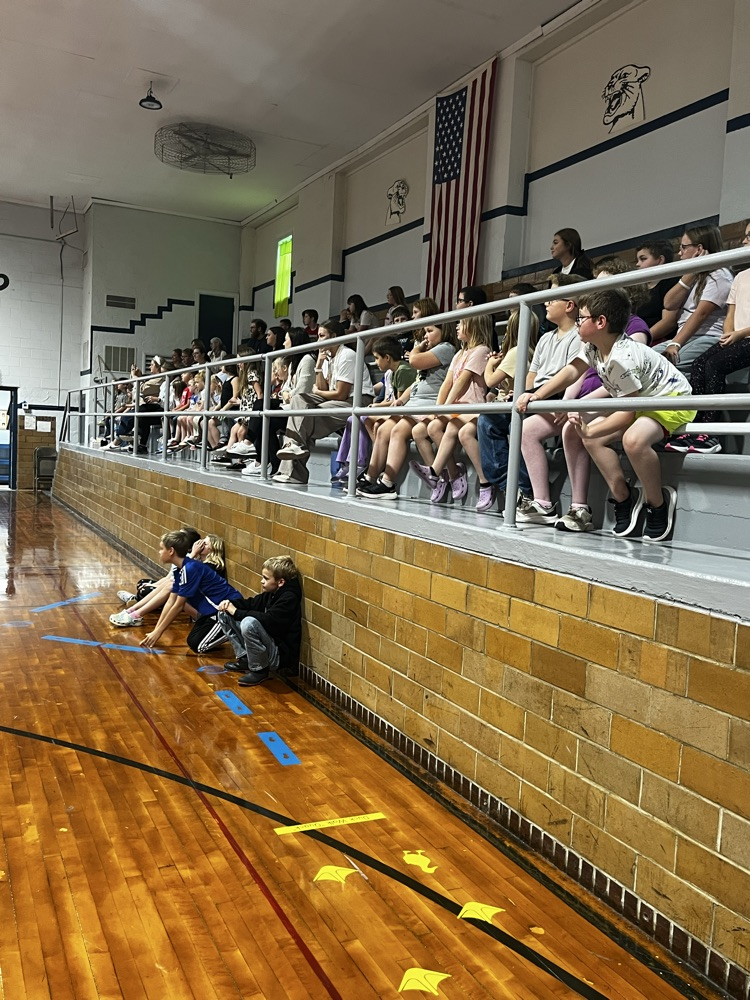 Students participating in our student council assembly! 