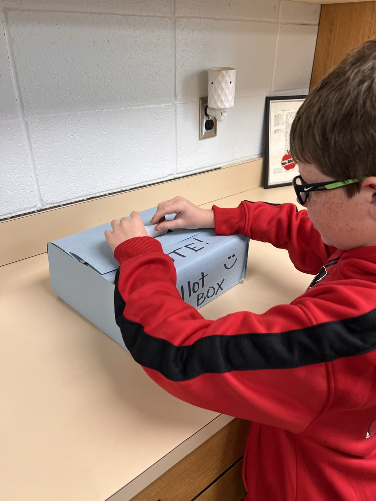 Wyatt W. casting his vote 