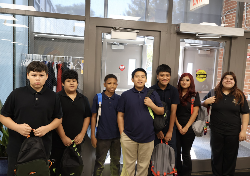 GCMS Backpack donation