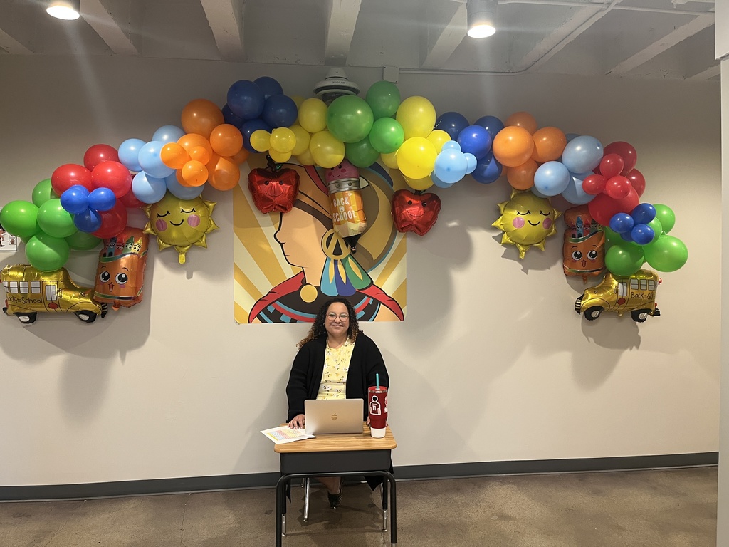 Teacher ready to welcome students