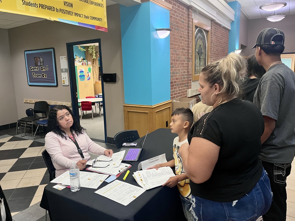 parents meeting with school representatives 