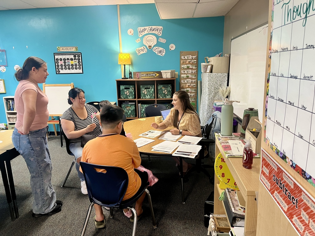 Parent teacher Conference in action 