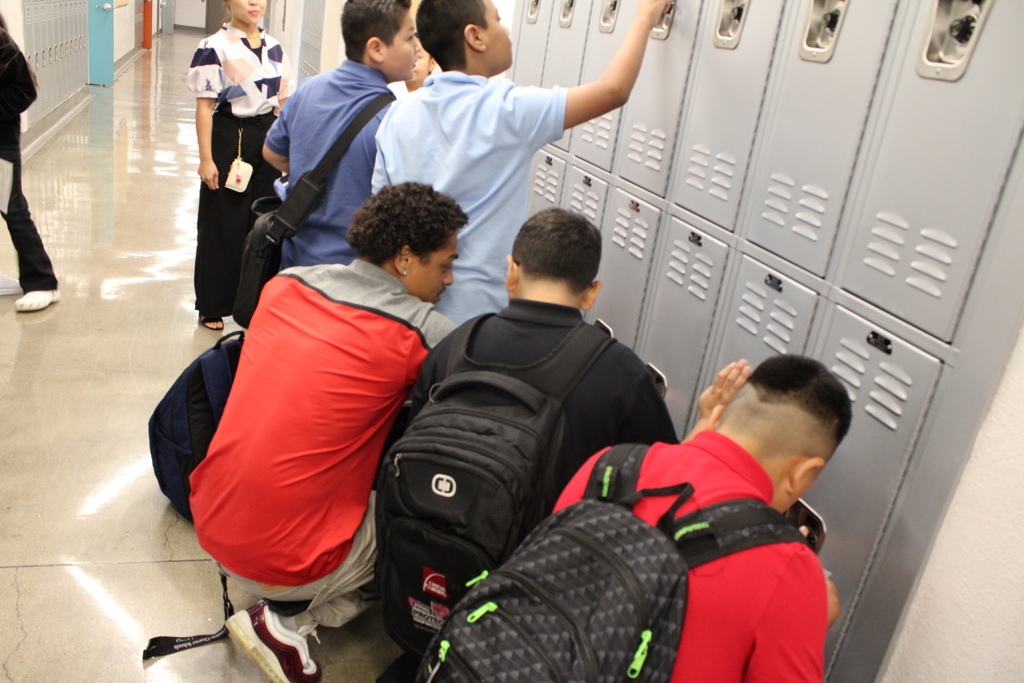 Opening lockers
