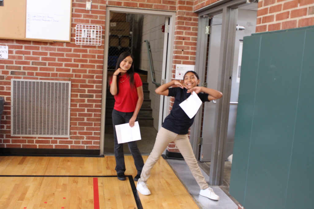 Excited students!