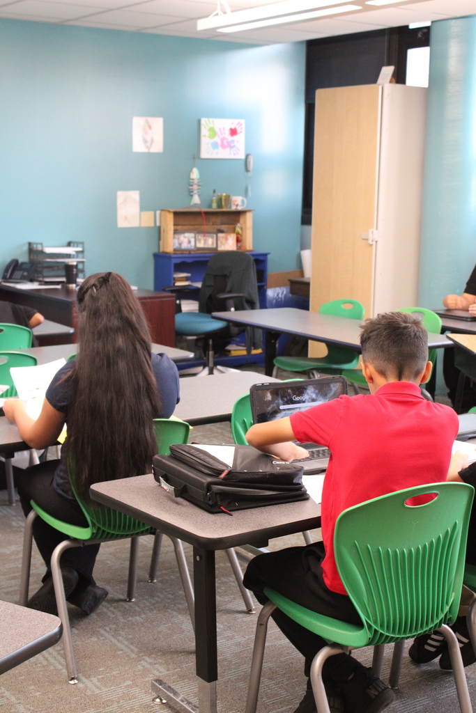 Starting off our day in the classroom