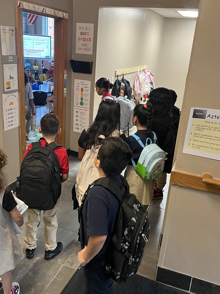 Staff Welcoming Students