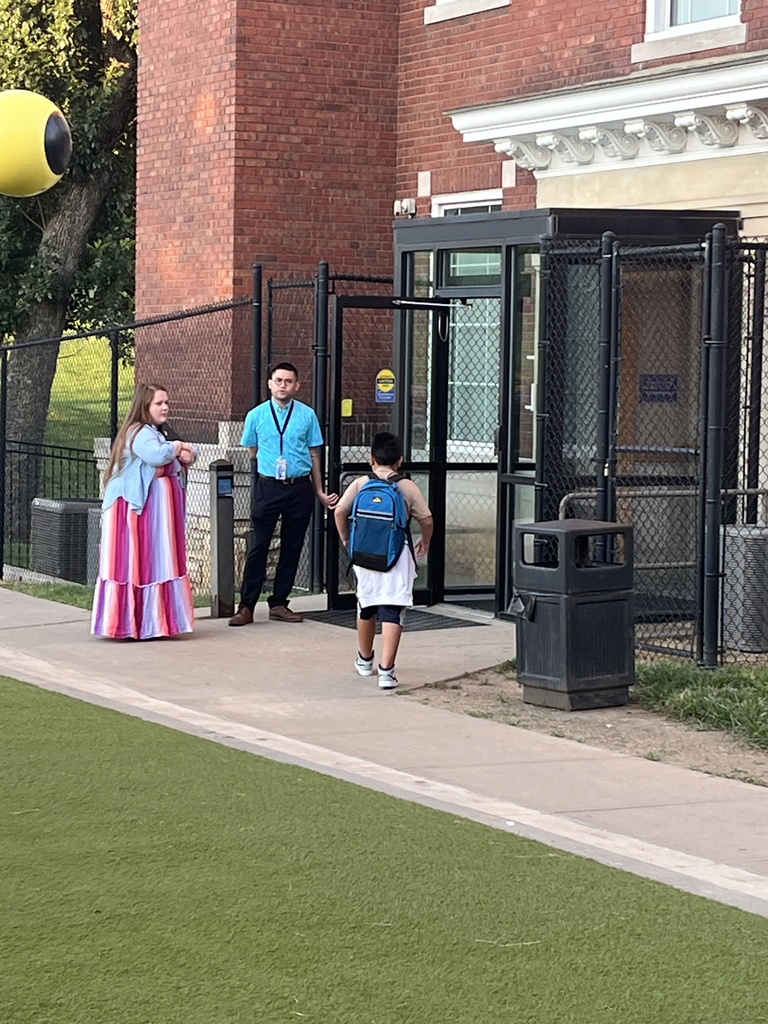 Staff Welcoming Students