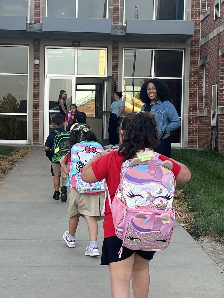 Staff Welcoming Students