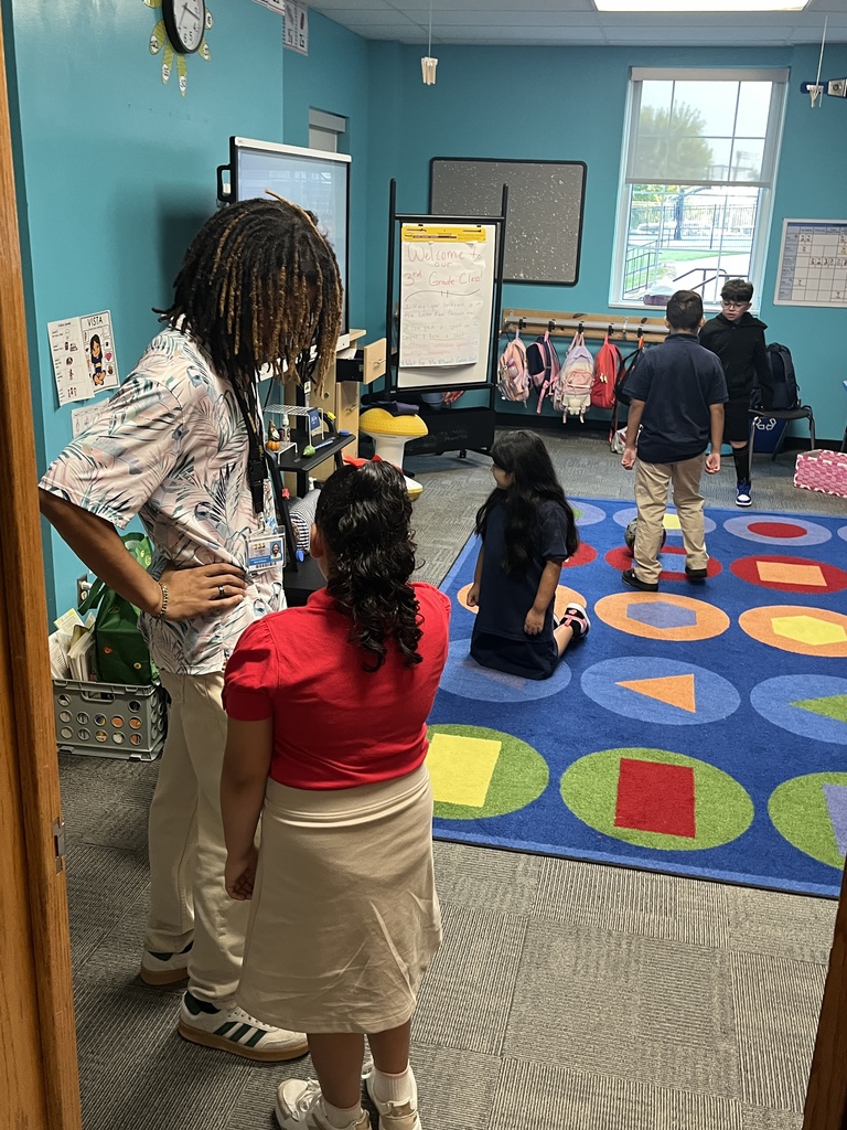 Staff Welcoming Students
