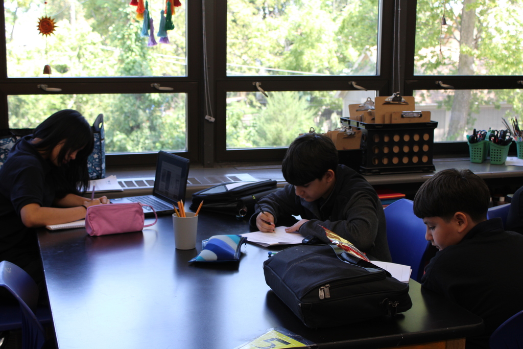 Students learning