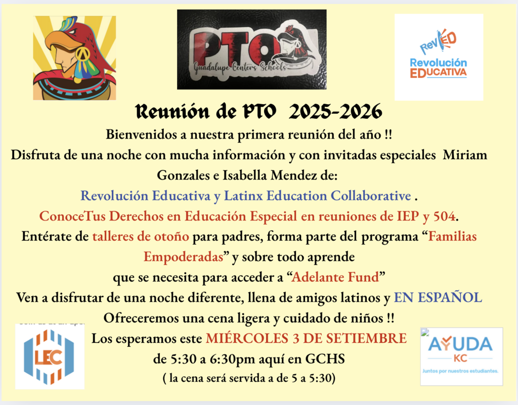 September PTO Meetings