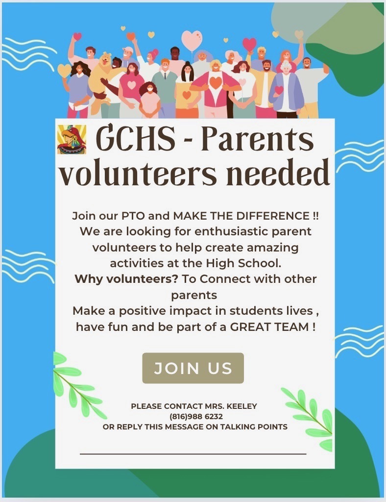 parents volunteers needed 