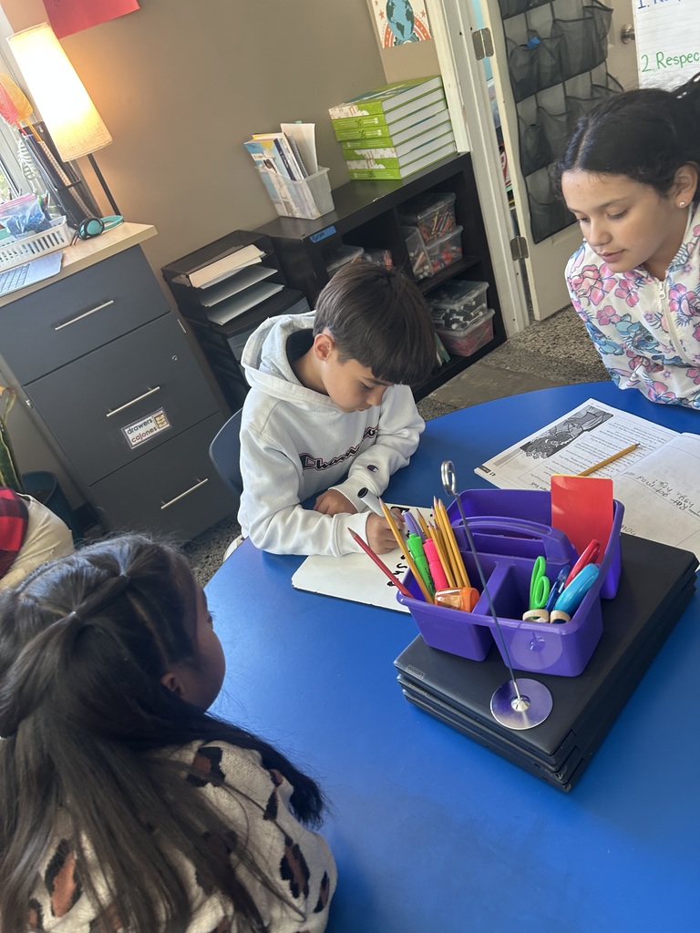 Kids working on multiplications 