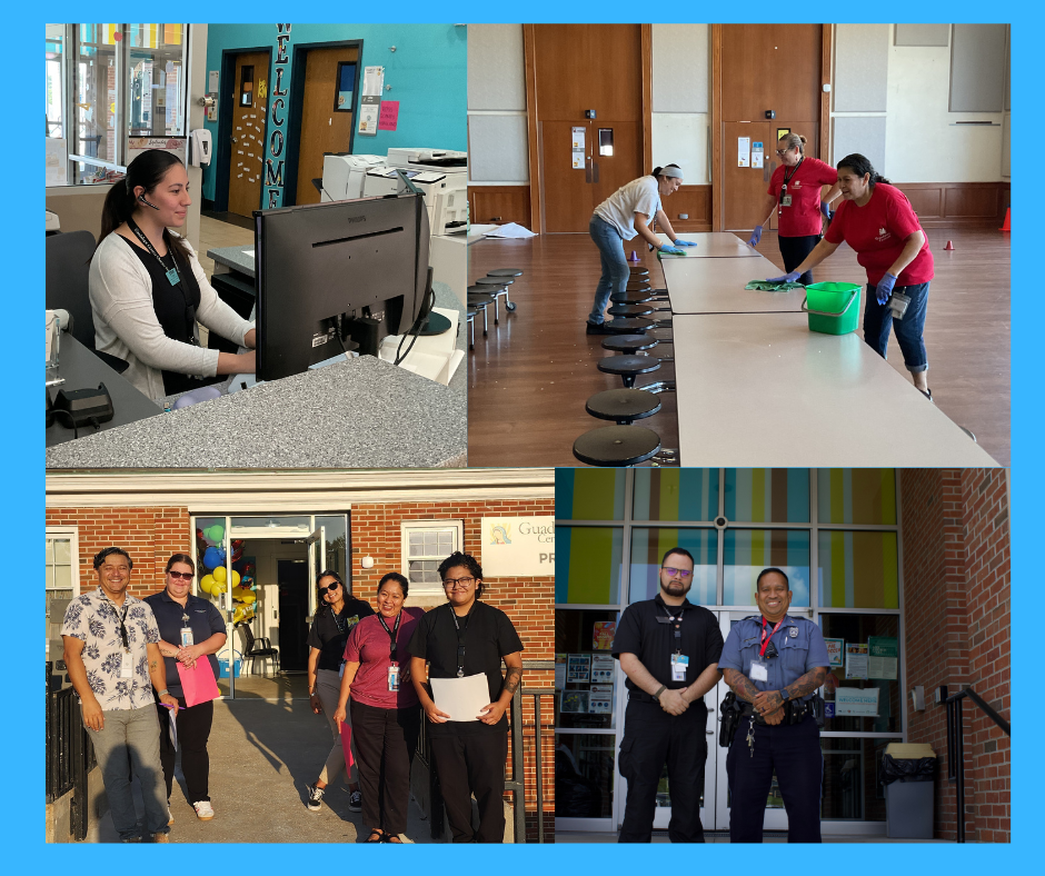 Staff of a school.... secretaries, maintenance personnel, and administrative staff and oficcers
