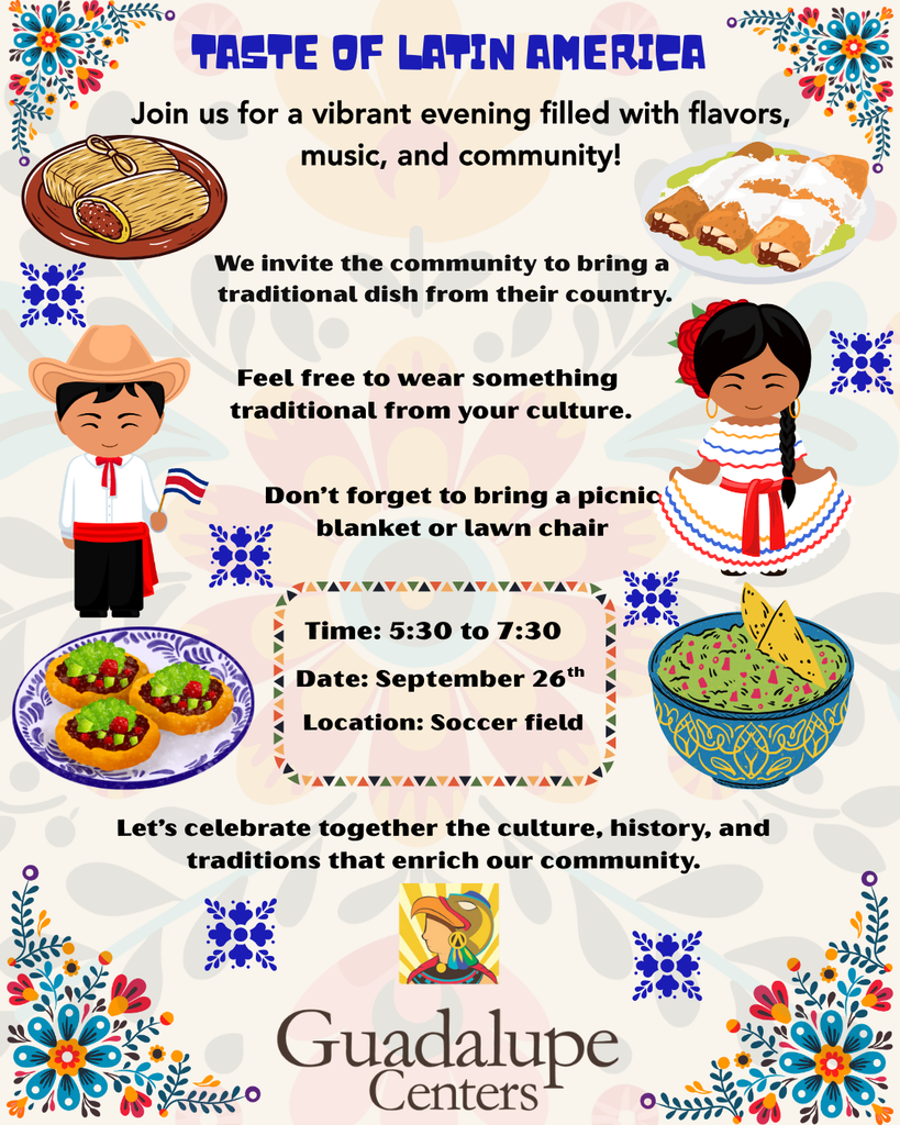 Taste of Latin American flyer 