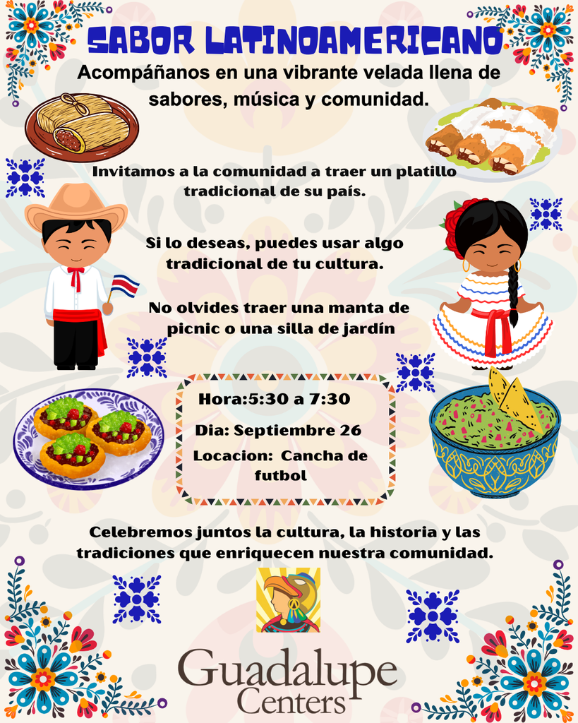 Taste of Latin American flyer 