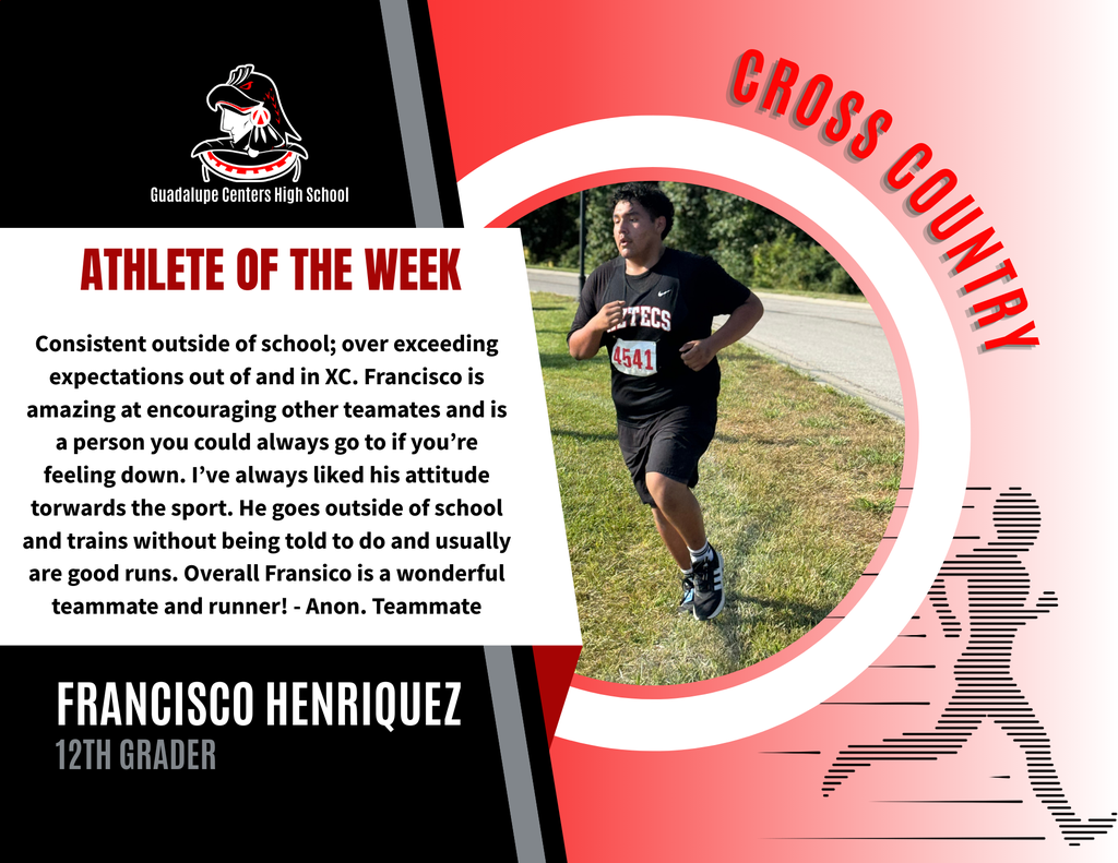 Athlete of the week. 