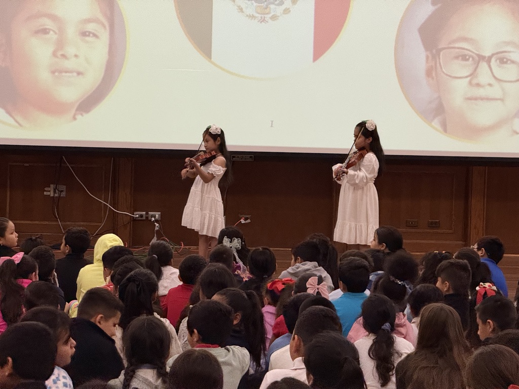 Students performing 