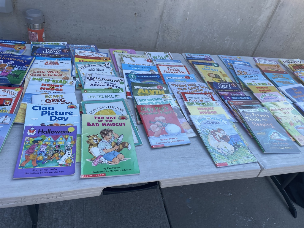 bookmobile visiting our school 