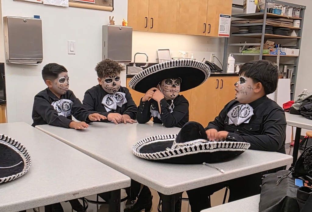 Group of students in folkloric attire